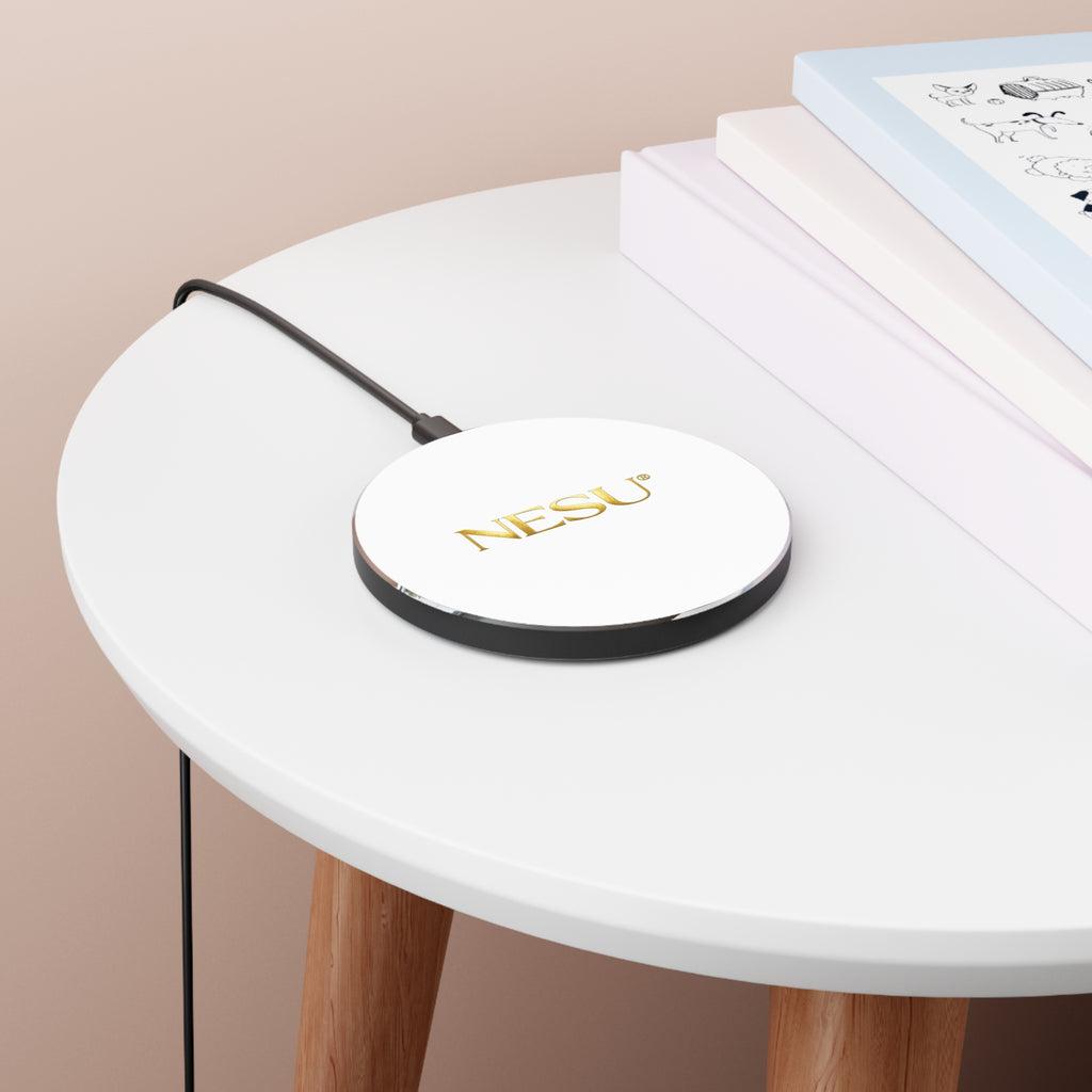 NESU Wireless Charger – White Qi Charging Pad
